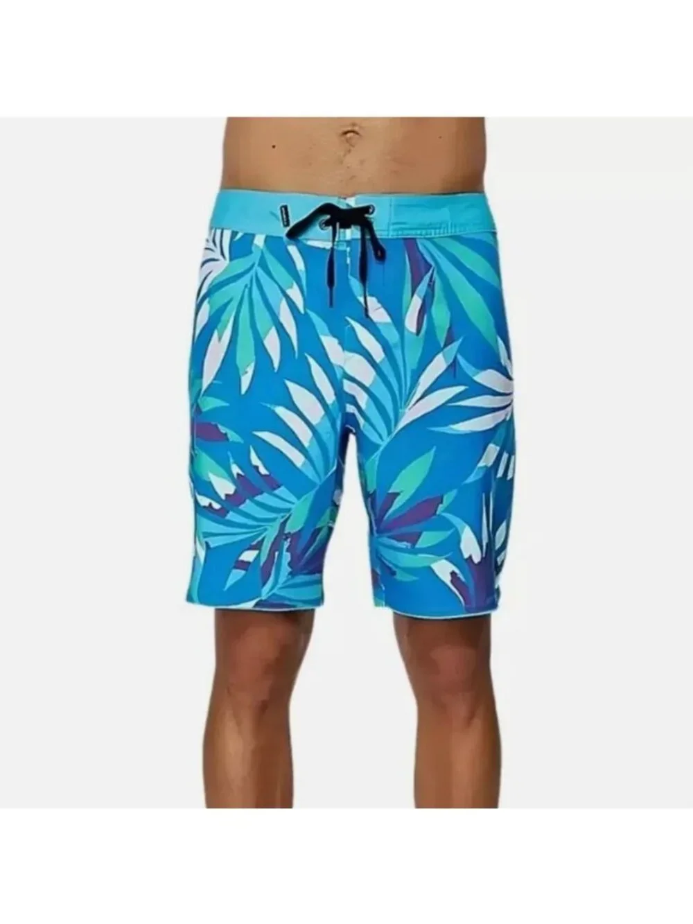 O' Neill Hyperfreak Incognito Boardshorts 36 Swim Trunks Shorts Leaf Print
